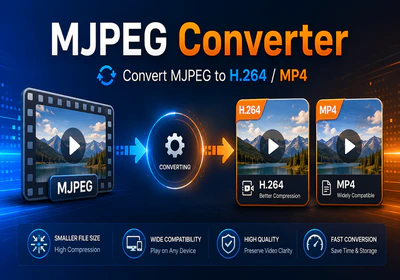 Convert MJPEG to H.264/MP4