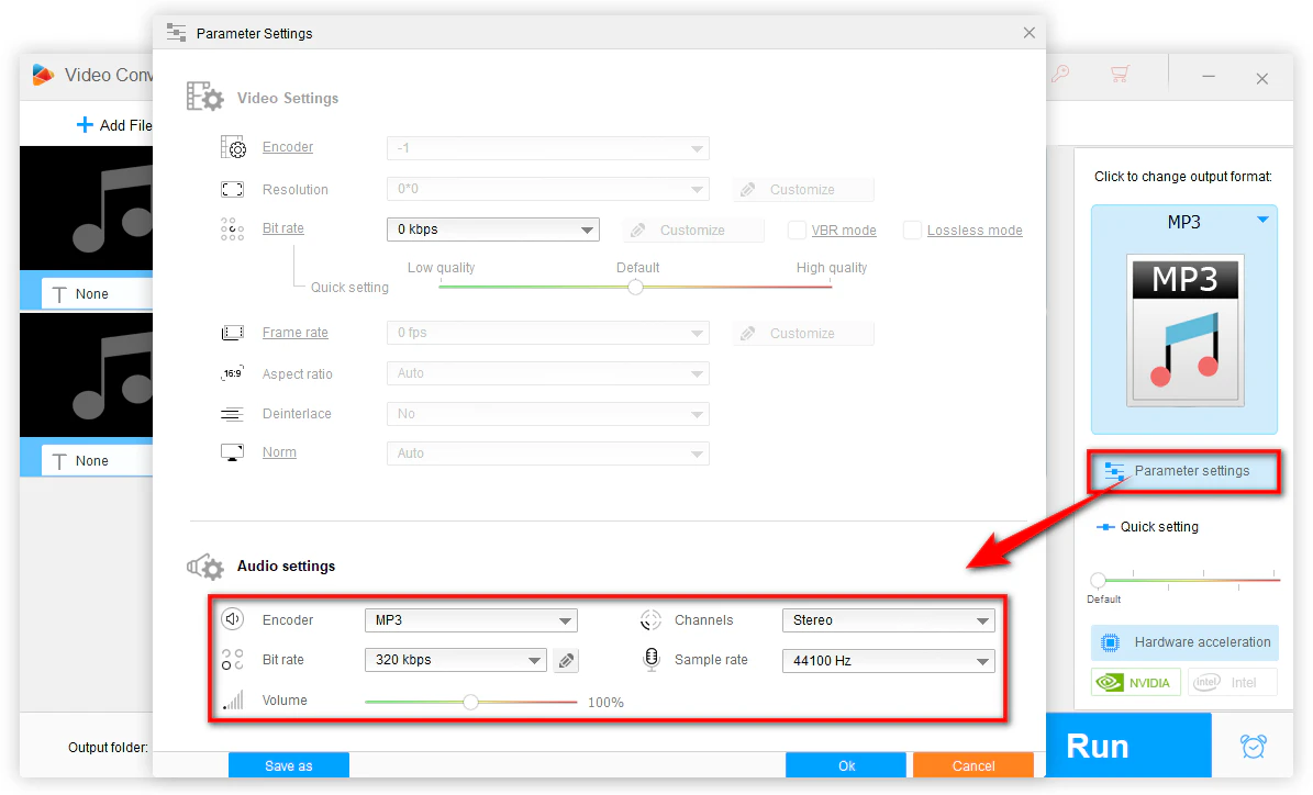 Adjust Audio Settings