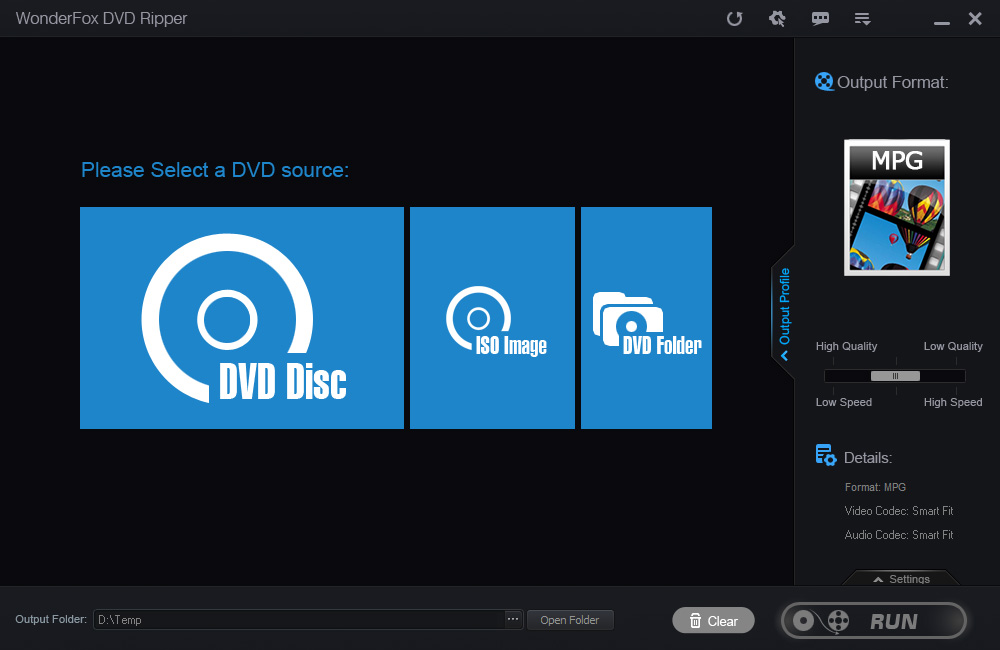 WonderFox DVD Ripper Pro screenshot