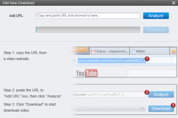 Download video to converting