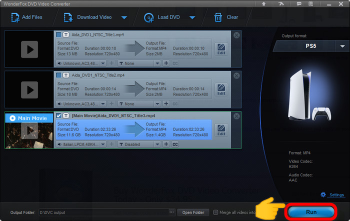 Convert DVD to Sony PS