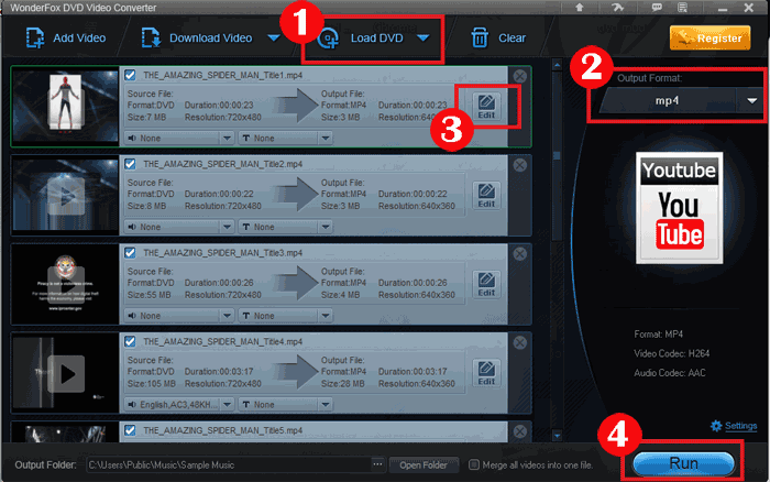 Choose Output Format