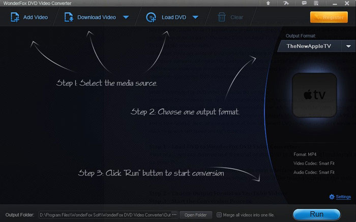 Interface of WonderFox DVD Video Converter