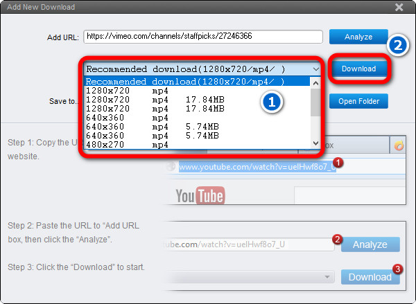 Start the download process