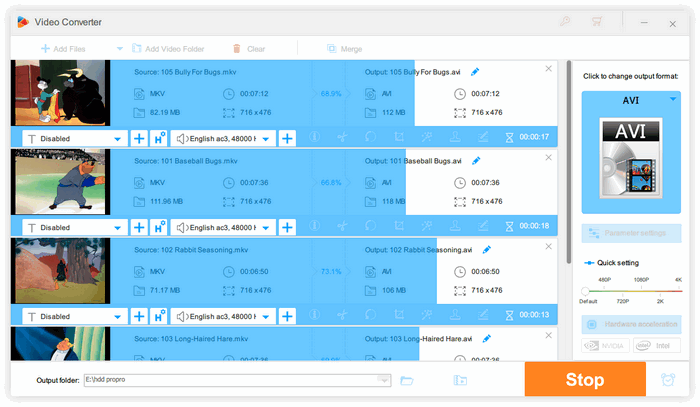 Convert Videos in Batch Mode