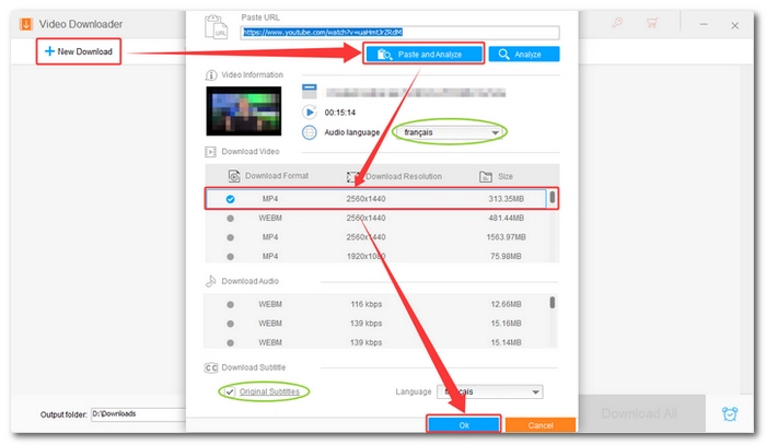 Choose a download format