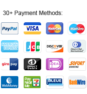 30+ Payment modes supported