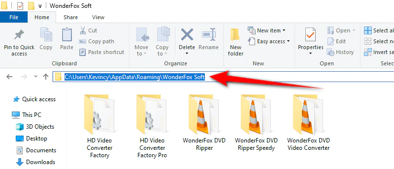 Open WonderFox Soft Folder