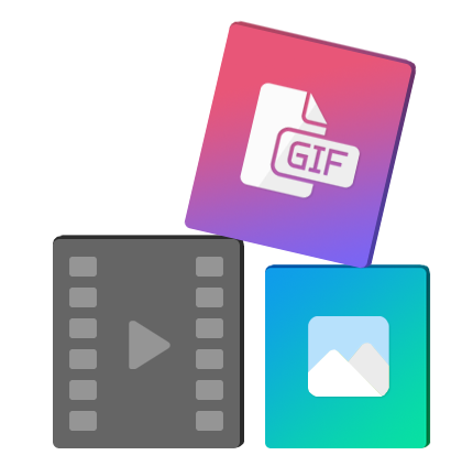 動画、写真をGIFにする