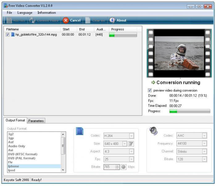 Koyote Free Video Converter