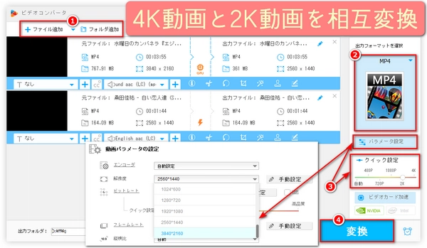 2Kと4Kの違いって何？4K動画と2K動画を徹底比較！