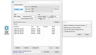 AV1エンコード・変換フリーソフトOxelon