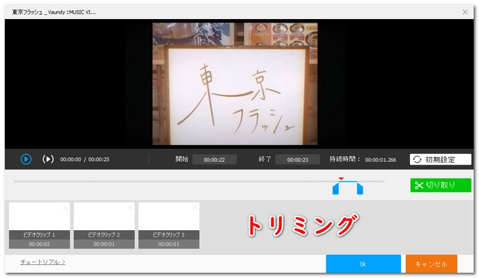 トリミング