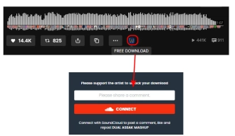SoundCloud音楽をダウンロード