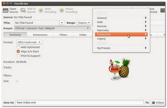 車でDVDを見る方法　HandBrake