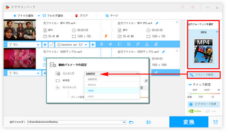 カーナビでMP4が再生できない コーデック設定