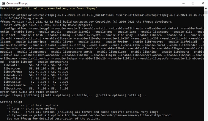 パソコンで音楽ファイルの形式を変更 FFmpeg