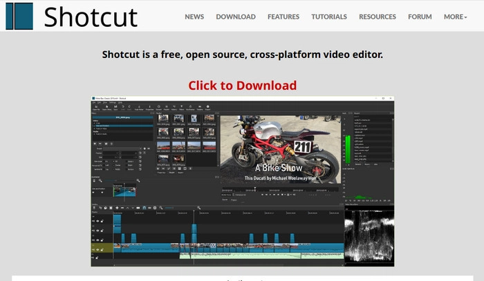 PC向けの動画のアスペクト比を変更するアプリ３．Shotcut