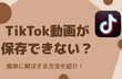 保存できないTikTok動画を保存