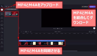 MP4 M4A結合サイト