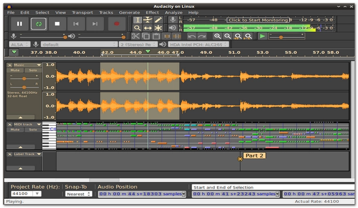 Windows Media Playerの代わりに使える動画・音声変換ソフト Audacity