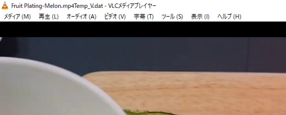 VLC Media PlayerでDAT動画ファイルを再生する