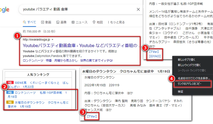 Youtubeバラエティ動画倉庫動画ダウンロードの準備