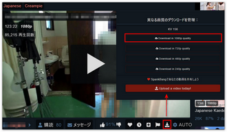 SpankBangから動画を直接ダウンロード