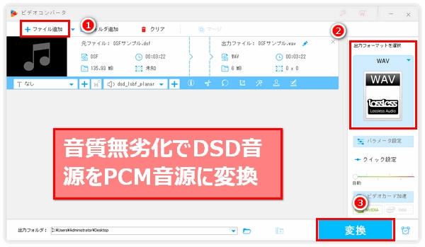 DSD PCM変換