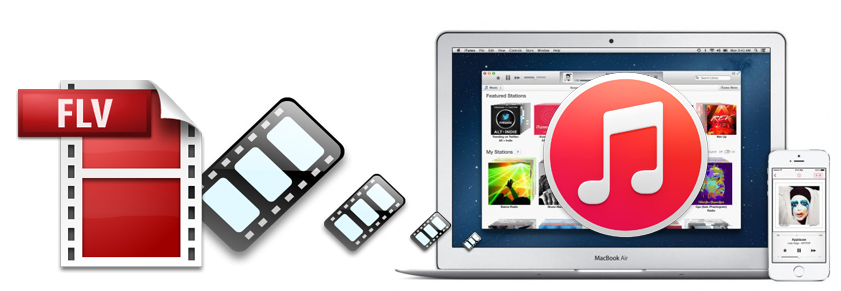 flvをiTunes Videoに変換