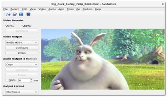 MOV MP4変換フリーソフトAvidemux
