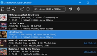 サンプリングレートの変換 MediaHuman Audio Converter