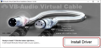 「VB-CABLE」をインストール