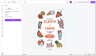 写真をスライドショーにする Canva