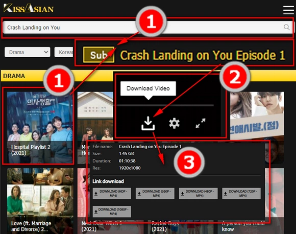 kissasianで好きな韓国ドラマをダウンロードする