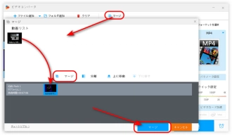 ステップ２．複数のMKVを結合