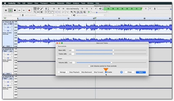 MP3のビットレートを変換 Audacity