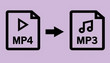MP3をMP4に変換