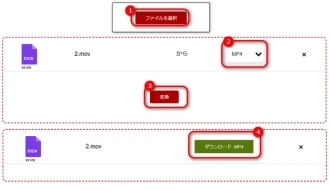 HEVC MP4オンライン変換サイト５．AnyConv