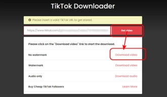 TikTok保存サイトーTTDownloader