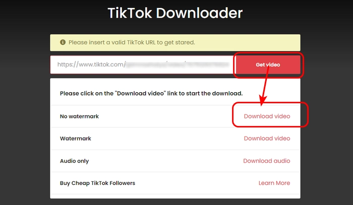 TikTok保存サイトーTTDownloader