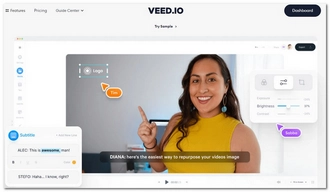 MP4とMP3を結合 VEED.io