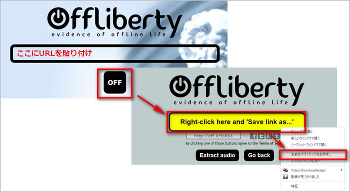 YouTube MP4変換サイト～offliberty