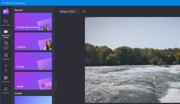 PCでOsmo Actionからの動画を編集 Clipchamp