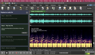 PCM録音で録音した音声データを編集 WavePad