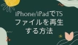 iPhone/iPadでTSファイルを再生