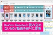 DaVinci Resolve MOVを読み込めない