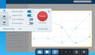 インスタのリールを画面録画 Snagit