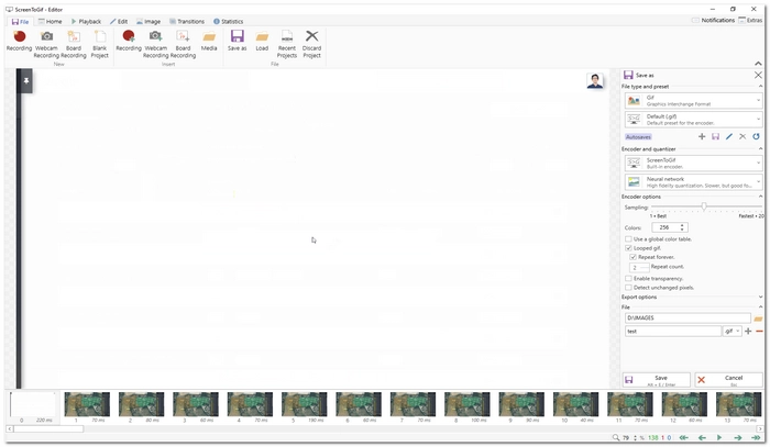インスタのリールを画面録画 ScreenToGif