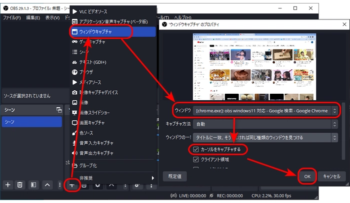 Windows 11でYouTubeを録画